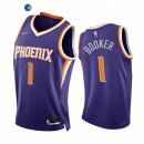 Camisetas NBA de Phoenix Suns Devin Booker 75th Season Diamante Purpura Icon 2021-22