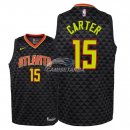 Camiseta NBA Ninos Atlanta Hawks Vince Carter Negro Icon 18/19