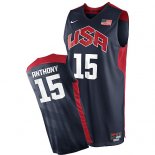 Camisetas NBA de Carmelo Anthony USA 2012 Negro