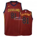 Camiseta NBA Ninos Cleveland Cavaliers Jose Calderon Rojo Icon 2018