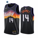 Camisetas NBA de Phoenix Suns Landry Shamet Nike Negro Ciudad 2021-22