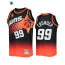 Camisetas NBA Phoenix Suns NO.99 Jae Crowder Negro Naranja Hardwood Classics 2022