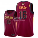 Camisetas NBA Cleveland Cavaliers Cedi Osman 2018 Finales Rojo Icon Parche