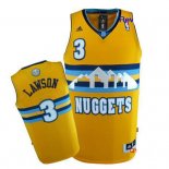 Camisetas NBA de Ty Lawson Denvor Nuggets Rev30 Amarillo