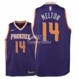 Camisetas de NBA Ninos Phoenix Suns De'Anthony Melton Púrpura Icon 2018