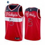 Camisetas NBA 2020 Navidad Washington Wizards Cassius Winston Rojo