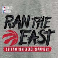 Camisetas NBA Toronto Raptors 2019 Finales Manga Corta Gris