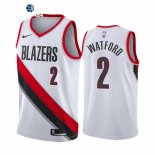 Camisetas NBA de Portland Trail Blazers Trendon Watford Nike Blanco Association 2021-22