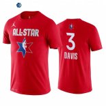 Camisetas NBA de Manga Corta Anthony Davis All Star 2020 Rojo