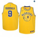 Camisetas de NBA Ninos Golden State Warriors Andre Iguodala Oro Hardwood Classics 19/20