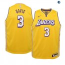 Camisetas de NBA Ninos Los Angeles Lakers Anthony Davis Nike Amarillo Ciudad 19/20