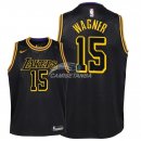 Camisetas de NBA Ninos Los Angeles Lakers Moritz Wagner Nike Negro Ciudad 2018