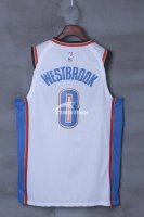 Camisetas NBA de Russell Westbrook Oklahoma City Thunder Blanco Association 17/18