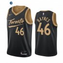 Camiseta NBA de Aron Baynes Toronto Raptors NO.46# Negro Ciudad 2020-21