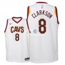 Camiseta NBA Ninos Cleveland Cavaliers Jordan Clarkson Blanco Association 2018
