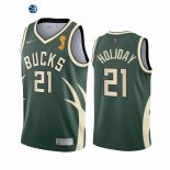 Camisetas NBA Milwaukee Bucks Jrue Holiday 2021 Finales Ver