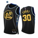 Camisetas NBA de Golden State Warriors Stephen Curry 75th Negro Ciudad 2021-22