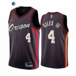 Camiseta NBA de Harry Giles III Portland Trail Blazers Nike Negro Ciudad 2020-21