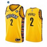 Camiseta NBA de Taurean Prince Brooklyn Nets Amarillo Ciudad 2019-20