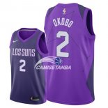 Camisetas NBA de Elie Okobo Phoenix Suns Nike Púrpura Ciudad 17/18
