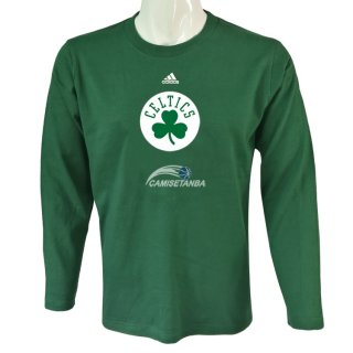 Camisetas NBA Manga Larga Boston Celtics Verde