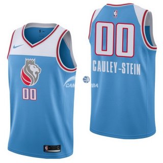 Camisetas NBA de Willie Cauley Stein Sacramento Kings Nike Azul Ciudad 17/18