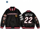 Chaqueta NBA Miami Heat NO.22 Jimmy Butler Negro 2022