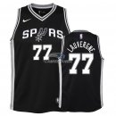 Camisetas de NBA Ninos San Antonio Spurs Joffrey Lauvergne Negro Icon 2018