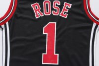 Camisetas NBA Mujer Derrick Rose Chicago Bulls Negro