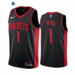 Camisetas NBA Edición ganada Houston Rockets John Wall Negro 2020-21