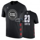 Camisetas NBA de Manga Corta Blake Griffin All Star 2019 Negro