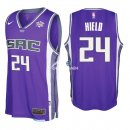 Camisetas NBA de Buddy Hield Sacramento Kings Púrpura 17/18