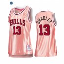 Camisetas NBA Mujer Chicago Bulls NO.13 Tony Bradley 75th Aniversario Rosa Oro 2022