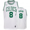 Camisetas NBA Ninos Jonathan Gibson Boston Celtics Blanco Association 2018/19