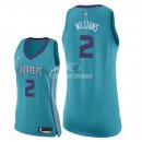 Camisetas NBA Mujer Marvin Williams Charlotte Hornets Verde Icon