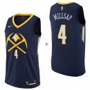 Camisetas NBA de Paul Millsap Denvor Nuggets Nike Marino Ciudad 17/18