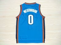 Camisetas NBA de Russell Westbrook Oklahoma City Thunder Azul