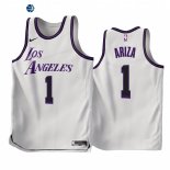 Camisetas NBA Nike Los Angeles Lakers NO.1 Trevor Ariza Blanco Ciudad 2022-23