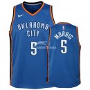 Camiseta NBA Ninos Oklahoma City Thunder Markieff Morris Azul Icon 2018