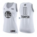 Camisetas NBA Mujer Klay Thompson All Star 2018 Blanco