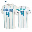 T-Shirt NBA Charlotte Hornets Devonte' Graham Double Pinstripes Blanco Association 2020-21