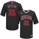 Camisetas NBA de Manga Corta Jimmy Butler Chicago Bulls Negro
