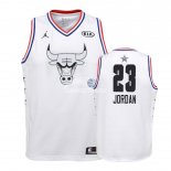 Camisetas de NBA Ninos Michael Jordan 2019 All Star Blanco