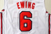 Camisetas NBA de Patrick Ewing USA 1992 Blanco