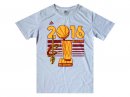 Camisetas NBA de Manga Corta Cleveland Cavaliers 2016 Finals Blanco
