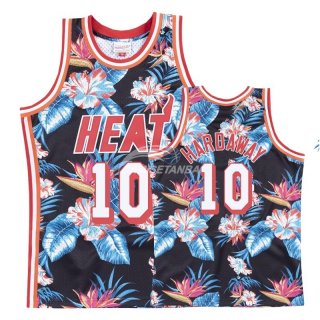 Camisetas NBA de Tim Hardaway Miami Heat Rojo floral