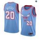 Camisetas NBA de Adam Mokoka Chicago Bulls Nike Azul Ciudad 19/20