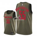 Camisetas NBA Salute To Servicio Houston Rockets Isaiah Hartenstein Nike Camuflaje Militar 2018