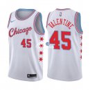 Camisetas NBA de Denzel Valentine Chicago Bulls Nike Blanco Ciudad 17/18