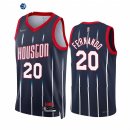 Camisetas NBA Nike Houston Rockets NO.20 Bruno Fernando 75th Season Marino Ciudad 2021-22